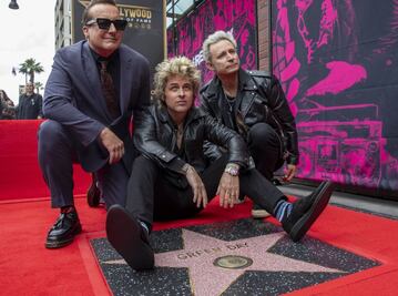 Green Day agradece a sus fans por obtener estrella en el Paseo de la Fama de Hollywood