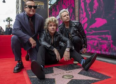 Green Day agradece a sus fans por obtener estrella en el Paseo de la Fama de Hollywood