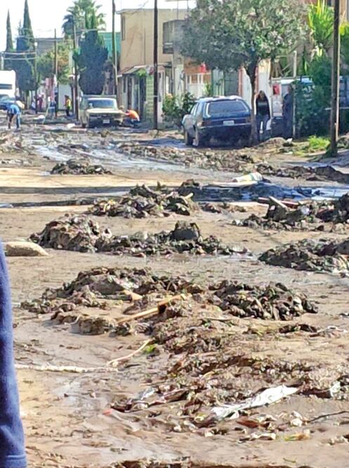 Habitantes de Fuentes del Valle afirman que el gobierno municipal sólo atien de los puntos de mayor inundación y no brinda ayuda en otras calles afectadas (JUAN BARRERA. EL UNIVERSAL)