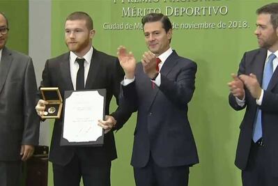 Enrique Peña Nieto entrega el Premio Nacional de Deportes 2018