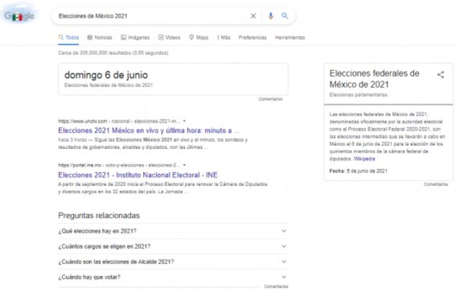 Google conmemora con doodle elecciones 2021 de México