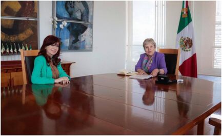 Cristina Kirchner, expresidenta Argentina, sostiene reunión con la canciller Alicia Bárcena