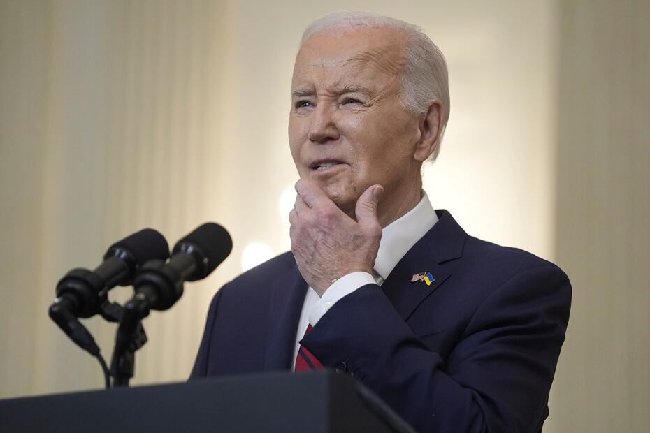 El presidente de Estados Unidos, Joe Biden, espera los ataques personales de su rival Donald Trump. Foto: EVAN VUCCI / AP