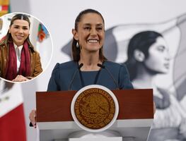 Sheinbaum manifiesta su apoyo a gobernadora Marina del Pilar; “ha hecho muy buen trabajo y la quiere mucho la gente”, asegura