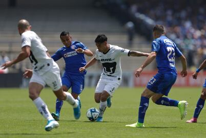 Pumas y Cruz Azul reparten puntos en CU
