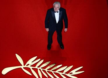 FOTOS: Abre Festival de Cannes con entrega de la Palma de honor para Robert de Niro de manos de Dicaprio