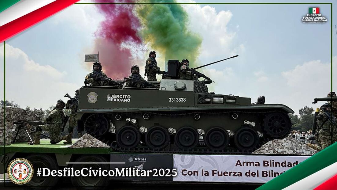 Integrantes del Arma Blindada del Ejército Mexicano. Foto: Defensa