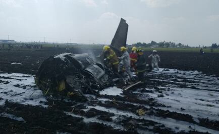 Investiga SCT desplome de Learjet en Toluca