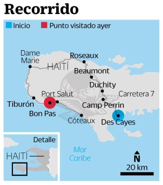 Haití. Reconstruyen poblados de la nada