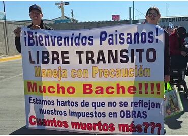 Familia LeBarón y habitantes de Chihuahua protestan por mal estado de las carreteras; dan paso libre a ciudadanos