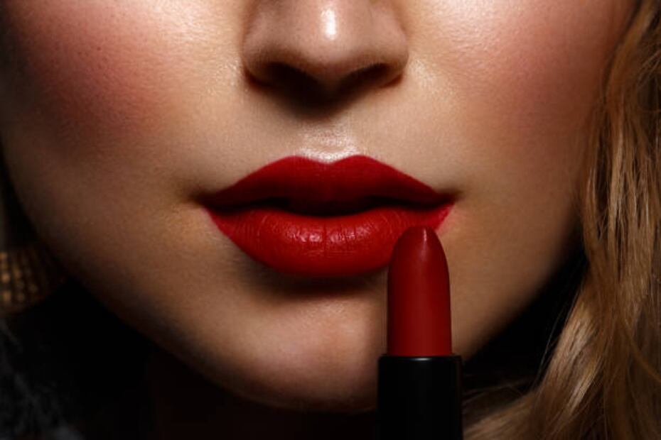 Labial rojo cereza. Foto: Unsplash