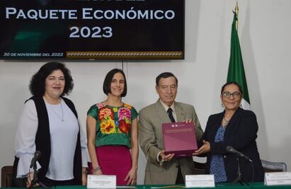 Finanzas CDMX entrega el Paquete Económico 2023 al Congreso local