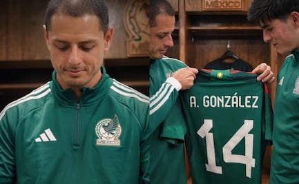 Chicharito comparte emotivo video con la Hormiga González: "La 14 de México queda en las mejores manos" 