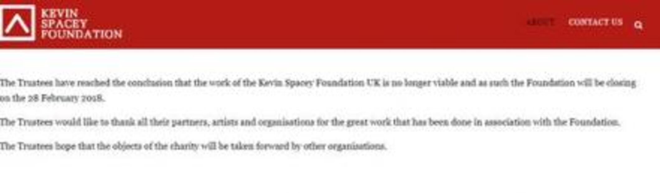 Por escándalos sexuales se disuelve fundación de Kevin Spacey