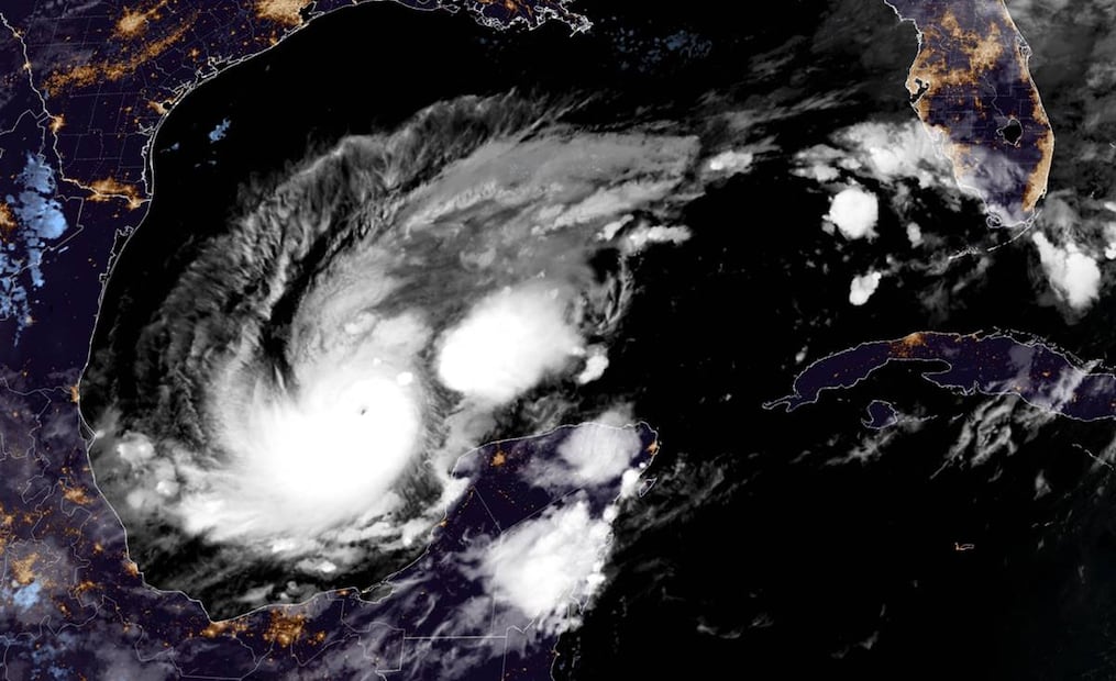 Milton se ha fortalecido a categoría 4 en el Golfo de México. Foto: EFE