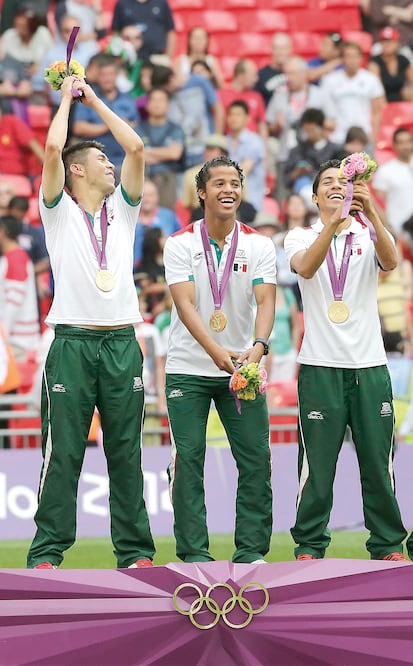 La selección de futbol se proclamó campeona en Londres 2012 por primerz vez en su historia; obtuvo su pase a Río de Janeiro 2016 (ARCHIVO. EL UNIVERSAL)