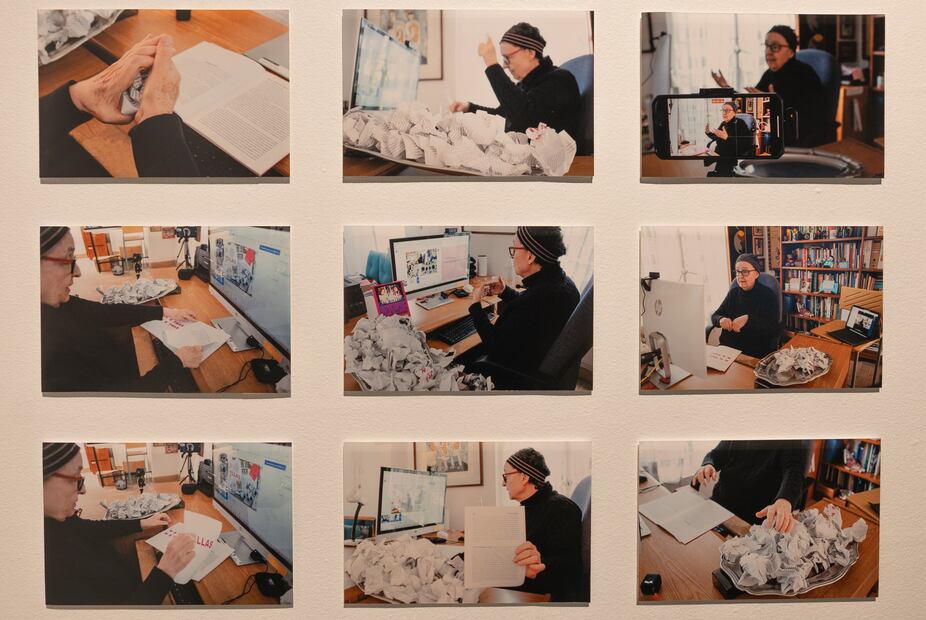 Exposición "Hablando la gente se entiende". Foto: Cortesía El Claustro