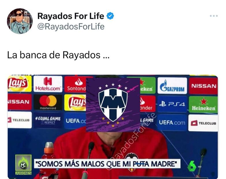Memes Monterrey en Leagues Cup