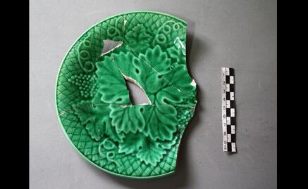 Analizan material cerámico de antiguo terreno de Pascual