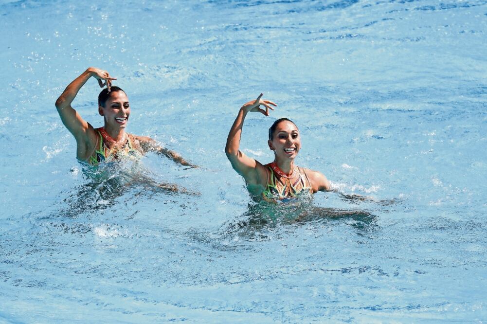 Nuria Diosdado y Karem Achach pusieron a México de nuevo en una final olímpica en la modalidad de dueto (IVAN STEPHENS. EL UNIVERSAL)