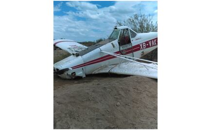 Avioneta realiza aterrizaje de emergencia en Coahuila