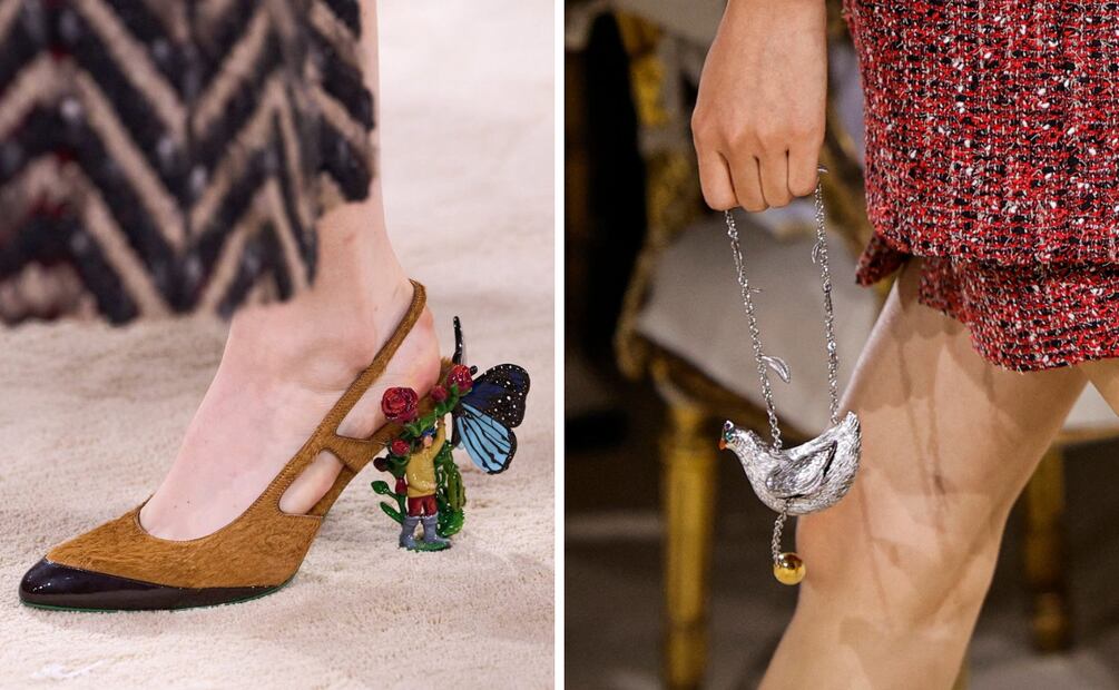 Los detalles de la colección de Matthieu Blazy. oto: EFE, AP