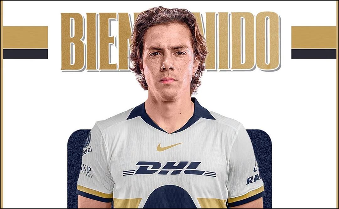 Pumas confirma a Sebastián Córdova como refuerzo para el Apertura 2026. FOTO: @PumasMX