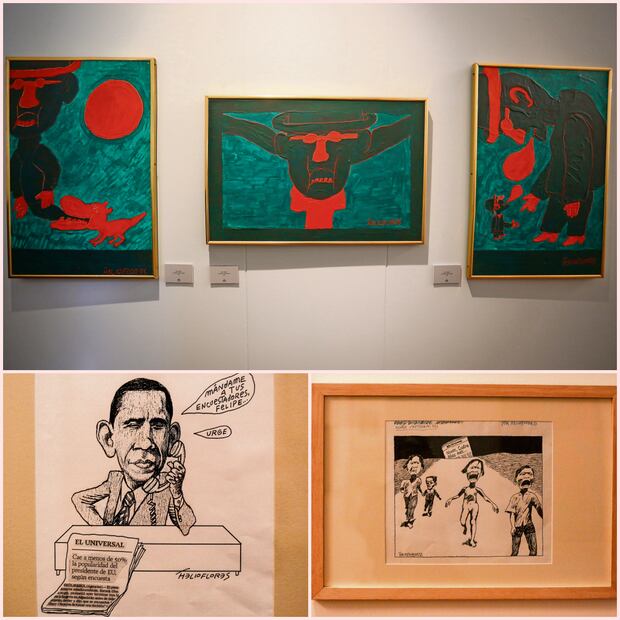 En la exhibición hay tanto obra conocida como trabajo nunca antes expuesto o publicado. Foto: Luis Camacho | El Universal