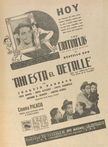 Póster de la película "Ahí está el detalle". Foto: Hemeroteca EL UNIVERSAL. 