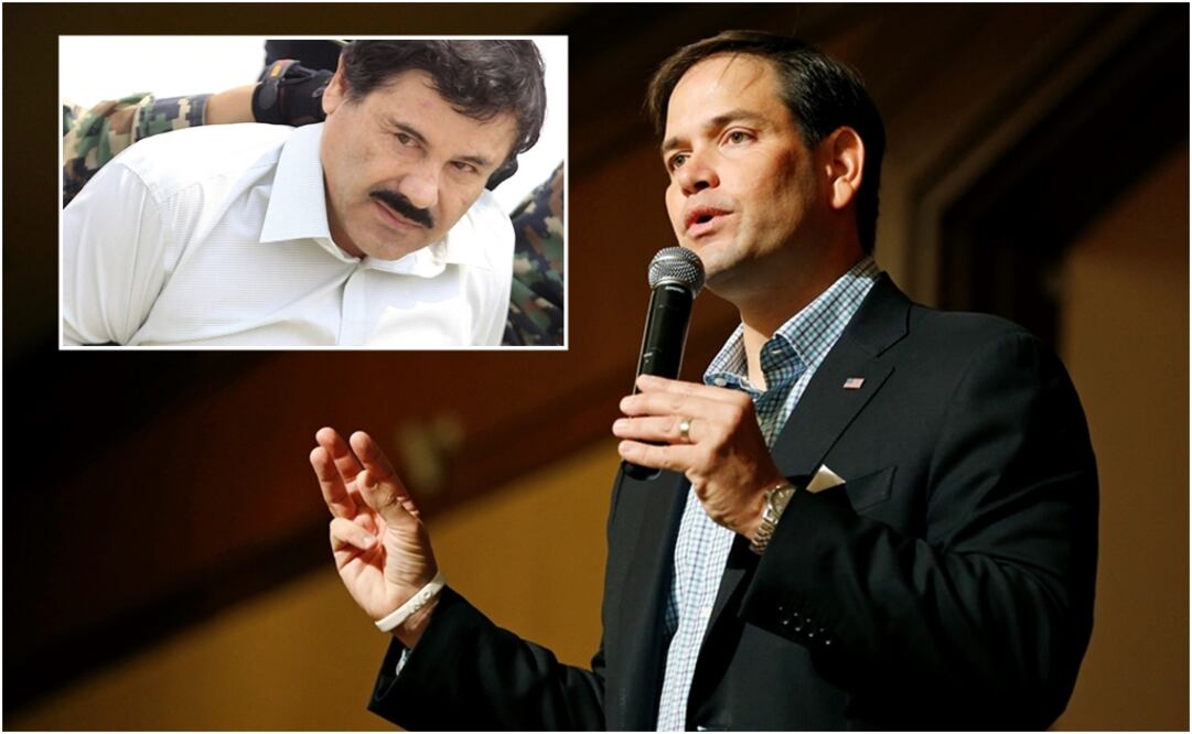 Rubio exige que se juzgue a "El Chapo" en EU una vez detenido