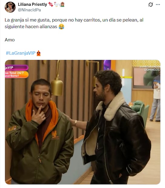 Memes de La Granja VIP. Foto: X