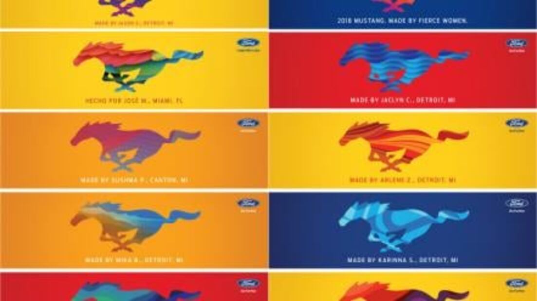 Podrás comprar un Mustang con la insignia diseñada por ti