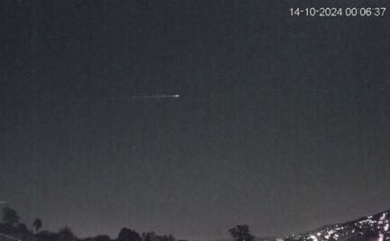 VIDEO: ¡Fugaz! Meteorito aparece en el cielo de Brasil; recorrió 270 kilómetros en 5 segundos