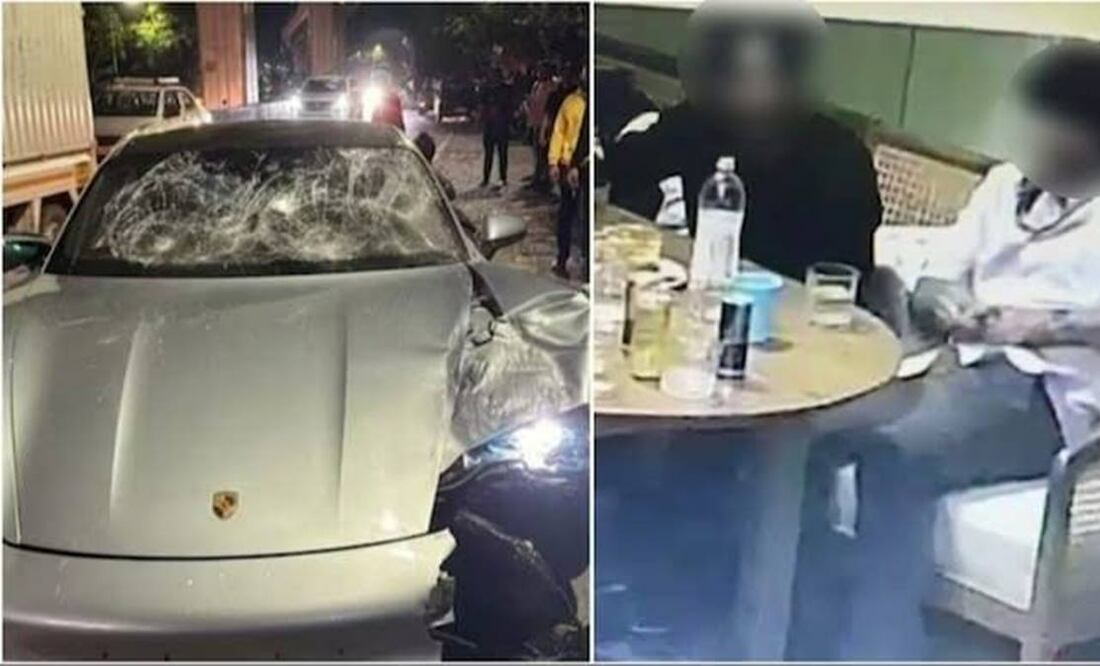 El menor, hijo de un adinerado promotor inmobiliario de la ciudad occidental de Pune, arrolló el pasado domingo a dos personas que viajaban en motocicleta. Foto: Tomada de X @KraantiKumar