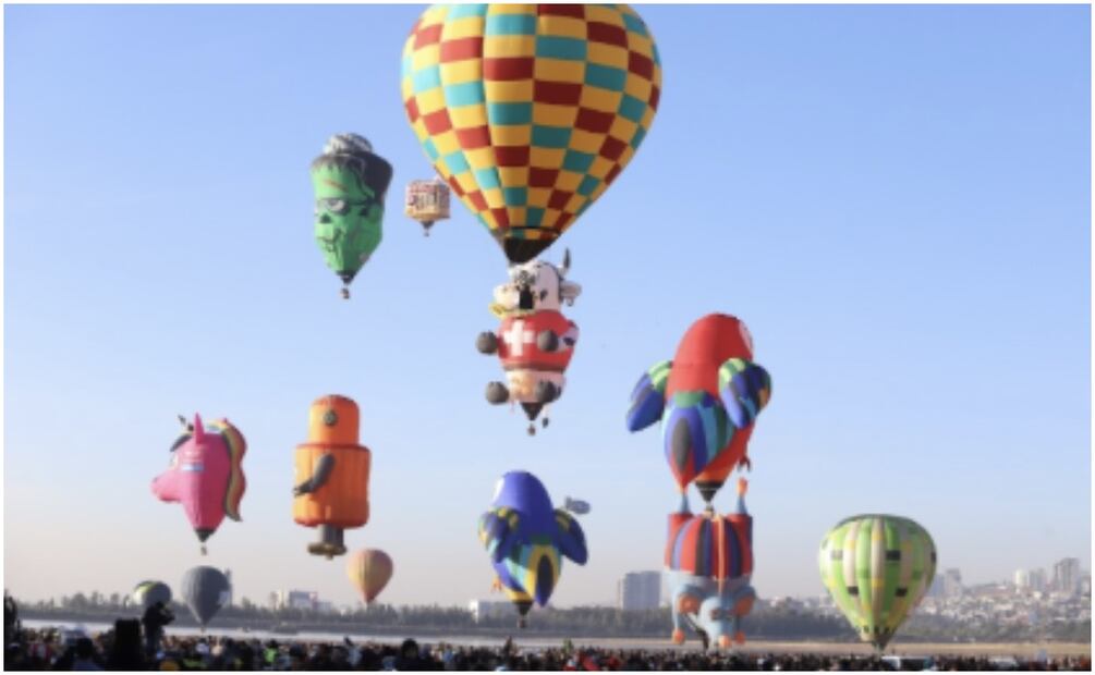Edición 23 del Festival Internacional del Globo en León, Guanajuato (15/11/2024). Foto: FIG León