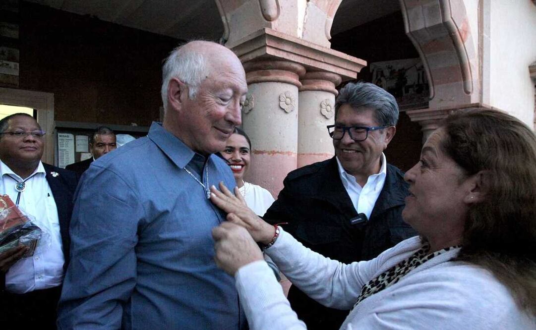 Ricardo Monreal y embajador Ken Salazar en reunión para combatir la inseguridad / Foto: Especial EL UNIVERSAL