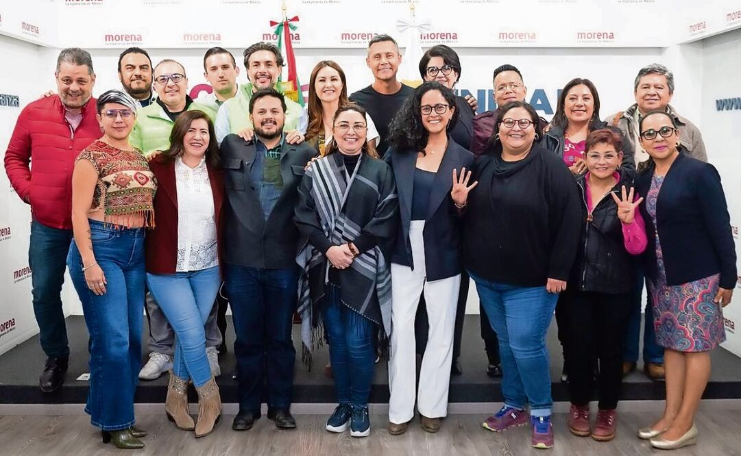 Morena presentó el fin de semana que la abanderada a Tlalpan es Gabriela Osorio. Foto: Especial