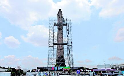 Colectivos convierten glorieta para levantar la voz por desaparecidos