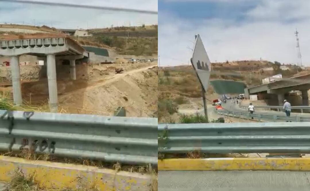 Foto: Puente desde donde cayó el trabajador y murió
