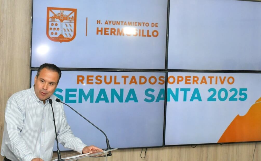 Antonio Astiazarán Gutiérrez, alcalde de Hermosillo busca prohibir narcocorridos (21/04/2025). Foto: Especial