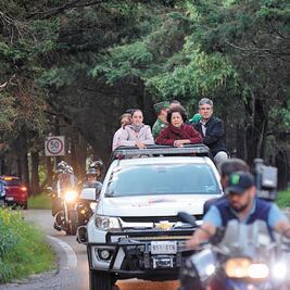 Sheinbaum recorre Tlalpan con la Guardia Nacional