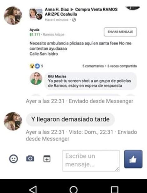 Hombre estrangula a su pareja en Coahuila