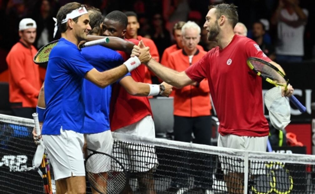 GALERÍA: El adiós de Roger Federer junto a Rafael Nadal