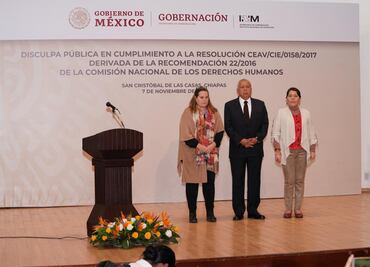 Estado mexicano pide disculpas a indígenas tzeltales tras ser torturados