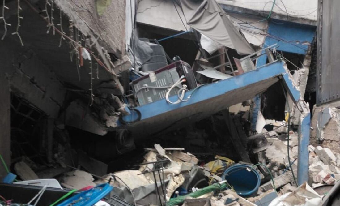 El estallido fue por acumulación de gas, informaron autoridades. Foto: Especial