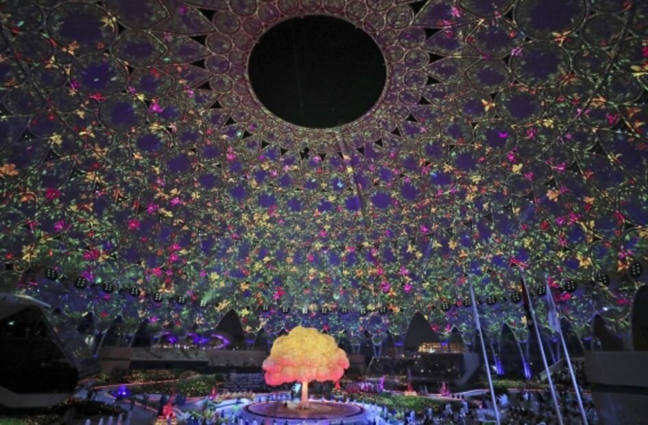 En fotos, la extravagante ceremonia de inauguración de la Expo 2020 en Dubai