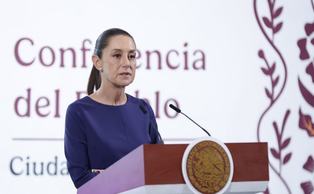 Luego que ayer el presidente de EU, Donald Trump, acusara que México y Canadá no respetan el T-MEC, y advirtiera que pronto se renegociará "para ajustarlo o terminarlo", Sheinbaum Pardo afirmó que no hay ninguna señal que indique que este tratado comercial vaya a desaparecer, sino al contrario. Foto: Fernanda Rojas / EL UNIVERSAL