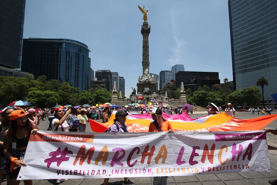 17 DE JUNIO DE 2023 METROPOLI, CIUDAD DE MEXICOASPECTOS DE LA MARCHA "LENCHA" 2023 QUE PARTIO DEL ANGEL DE LA INDEPENDENCIA AL MONUMENTO A LA REVOLUCION. FOTO: CARLOS MEJIA/EL UNIVERSAL 