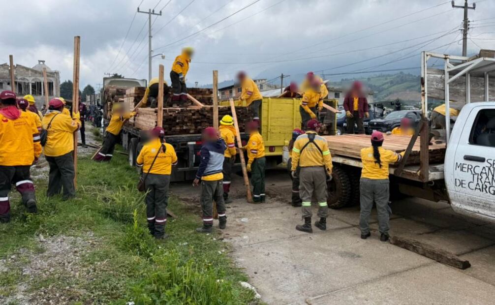 Participaron más de 700 elementos y un total de 108 vehículos de las distintas instituciones involucradas. Foto: Especial.