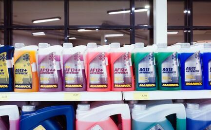 De qué están hechos los anticongelantes según su color